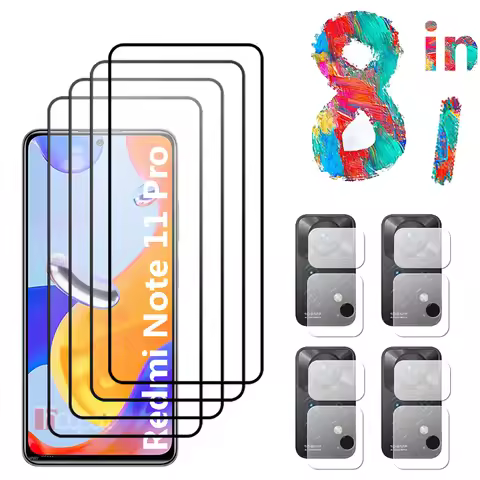 Tempered Glass For Xiaomi Redmi Note 11 Pro Plus 5G 4G Screen Protector Soft Camera Lens Film Redmi 