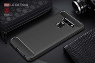 Sợi Carbon Lg G8 Thinq Ốp Lưng Điện Thoại Full Bọc Viền Ren Tản Nhiệt Kinh Doanh Silicon Màu Nguyên
