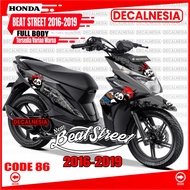 Decal Sticker BEAT Street Full Body Old 2018 2019 Honda Motorcycle Sticker BEAT Street 2016 2017 Mod