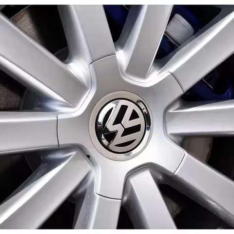 For VW Volkswagen Jetta MK5 Golf 4pcs Car Logo Wheel Center Cap Hub Covers Badge for Volkswagen VW 3