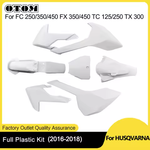 OTOM Full Plastic Kit For HUSQVARNA FC 250/350/450 FX 350/450 TC 125/250 TX 300 Motorcycle Fairing C