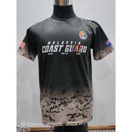 BAJU MARITIM SUBLIMATION BAJU DIGITAL APMM BAJU DIGITAL COAST GUARD TSHIRT MARITIM INNER MARITIM ( R