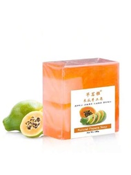 水果木瓜保濕香皂，適用於洗臉，沐浴和洗手