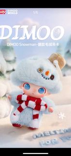 DIMOO Snowman 吊卡公仔