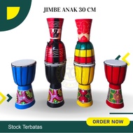 Traditional Musical Instrument Jimbe size 30 cm, children's drum, ketipung, tambourine musical instr