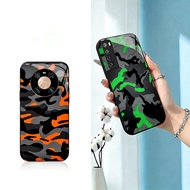 Corak Camouflage Glass casing for Honor X50i/X6/Honor X6a/Honor X6b/X7A/X8A/Honor X8b/X9A/Honor X9b/