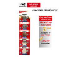 Pin CR2450 Lithium 3V Panasonic combo 5 Viên - Hàng Chính Hãng