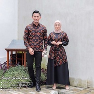 VV899 COD Baju Gamis Couple Sarimbit Keluarga Pasangan Muslim Jesna
