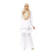 Baju Kurung Modren A Design Baju Set Sepasang Kian Como Crepe Plus Size S to 5Xl