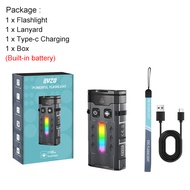 Asafee EV20 EDC 1100LM White+Purple Spotlight Lamp Multi-function Flashlight Colorful Ambience Signa