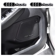 4pcs/10pcs Set Car Logo Audio Sticker Auto Central Control Speaker Stickers Car Inte Modified Suppli