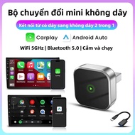 Dongle CarPlay Không Dây 2in1 Có Dây Android Auto Cho Audi Toyota VW Benz - Type-C USB Plug And Play