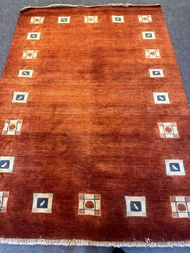 Modern oriental carpet wool size 135x210 cm 4.5x7 ft from Afghanistan Hand made