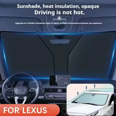 For Lexus ES350 RX350 RX450 GX460 GX400 Car Windshield Sunshade Cover Front Window Sun Shade Visor C