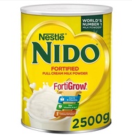 Nestle Worlds No. 1 Nido Fortified Full Cream Milk Powder Fortigrow 2.5Kg (UAE Arabic Edition)