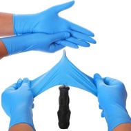 100 Pcs/Box Disposable Food Grade Latex Nitrile Gloves Waterproof Allerless Work Safety S M L XL