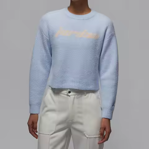 Nike Official Genuine Air Jordan Women's Sports Round Neck Sweater HF9454-407