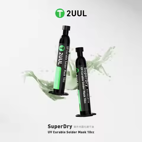 2UUL SC55 SuperDry UV Curable Solder Mask 10CC For Mobile Phone Repair Jumping Wire Quick Dry Curing