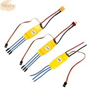 NKSFX ESC Brushless Motor, Banana Head T Plug XT60 30A/40A Speed Controller,  RC Parts Helicopter Bo