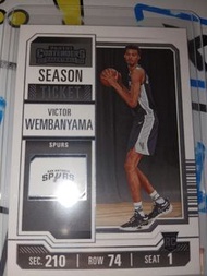 Victor Wembanyama Panini Contenders card