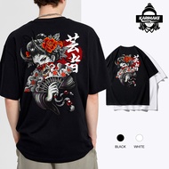 KARIMAKE geisha T Shirt For Men Women,100% Cotton.demon geisha baju 2023 New Arrival S-5XL Black,Whi