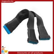 [in stock]Motherboard USB 3.0 19PIN Header 1to2 Extension Splitter Cable 19Pin 20Pin Internal Extens
