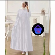 Kirania Baju Gamis Dress Bahan Rayon Twill Premium Dres Wanita Muslim Remaja Busui Kondangan Pesta F