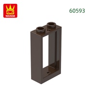 Wange 78Pcs/Lot 60593 1X2X3 Window frame Building Blocks MOC House Accessories Compatible with Brick