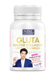 NBL Gluta Marine Collagen Lycopene Complex 1650 mg - กลูต้า มารีน คอลลาเจน (30 Capsules) กลูต้าไบร์ท