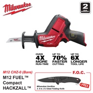 MILWAUKEE M12 ( M12 CHZ ) FUEL Compact HACKZALL (BareTool )