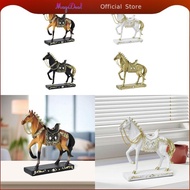 MagiDeal Horse Statue, Horse Figurine, Crafts ,Collectable Animal Statue ,Resin Horse Sculpture Hors