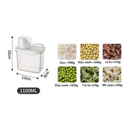 Hộp Đựng Ngũ Cốc Có Nắp Kín Chống ẩm – Hũ Đựng Gạo Bình Đựng Nước Giặt Xả – Nắp Kín Hơi -RA888