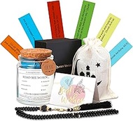 Quran Verse Jar, Islamic Ramadan and Eid Gifts for Women Men, Muslim Quran Daily Affirmation Verses,