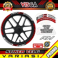 Rim Stickers - Rim Stickers - Rim Cutting Stickers - Rim Stickers Adv 160 Hitech
