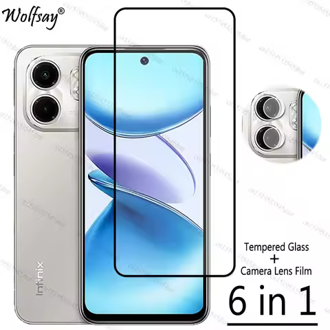 Full Cover Tempered Glass For Infinix Smart 9 HD Screen Protector For Infinix Smart 9 HD Lens Glass