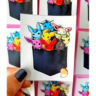 💖WATERPROOF💖 Eevee Family Luggage/Laptop Sticker #832