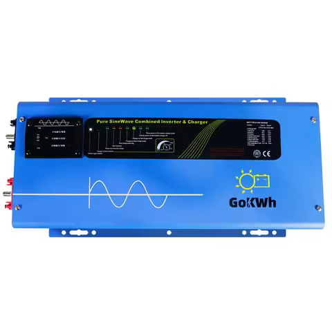 Real 3000W 3KW Combination Inverter Charger 12V 24V 48V DC 220V AC LFP LiFePO4 Lithium Ion AGM Lead 