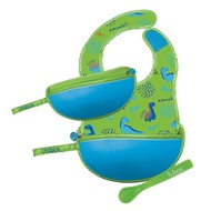 b.box Travel Bib Dino Time Blue (Imported from Australia)