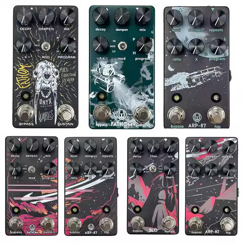 ZVEX FATHOM Slo Multi Reverb Arp-87 Delay Guitar Pedal
