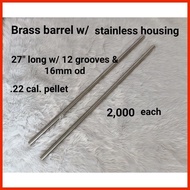 ✗ ✴ ▦ BRASS BARREL FOR AIRGUNS
