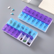 Pill Organizer Storage 14 Grids Portable Daily Pill 7 Days Weekly Pill Case Medicine Dispenser Pill Box BEY