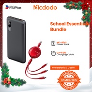 Mcdodo School Essential Bundle MC-6041 Powerbank + CA-8222 Cable