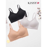 Malaysia Ready Stock Authentic kissy Underwear bra Single Piece Seamless No Steel Ring Gathering Inv
