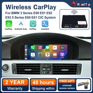 Wireless CarPlay Android Auto Decoder for BMW 3 Series E90 E91 E92 E93 5 Series E60 E61 2008-2013 CI