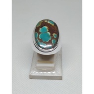 cincin Perak permata firus Iran asli