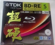 ※藍光一番※日製 TDK 50G BD-RE DL 1-2X 滿版可印超硬複寫片 單片殼裝(3片免運 5片包1050免運