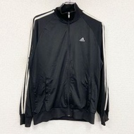 古著adidas運動外套/球衣，黑色，M碼
