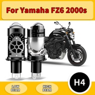 1PC/2PCS H4 LED Projector Lens Headlight Motorcycle LED Headlight For Yamaha FZ6 2000s Canbus HB2 90