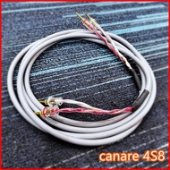 พร้อมส่ง สายลำโพง Canare 4S8 ของแท้ 4 แกน พร้อมเข้าหัว โดยร้าน ใช้หัวแบบชุบทอง24k เข้าแบบ Star Quad