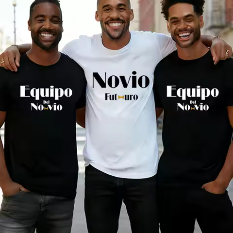 DS Single Farewell Y2k Tops: Future Groom Team Groom Oversized Tees, Perfect for Spanish Men Bachelo